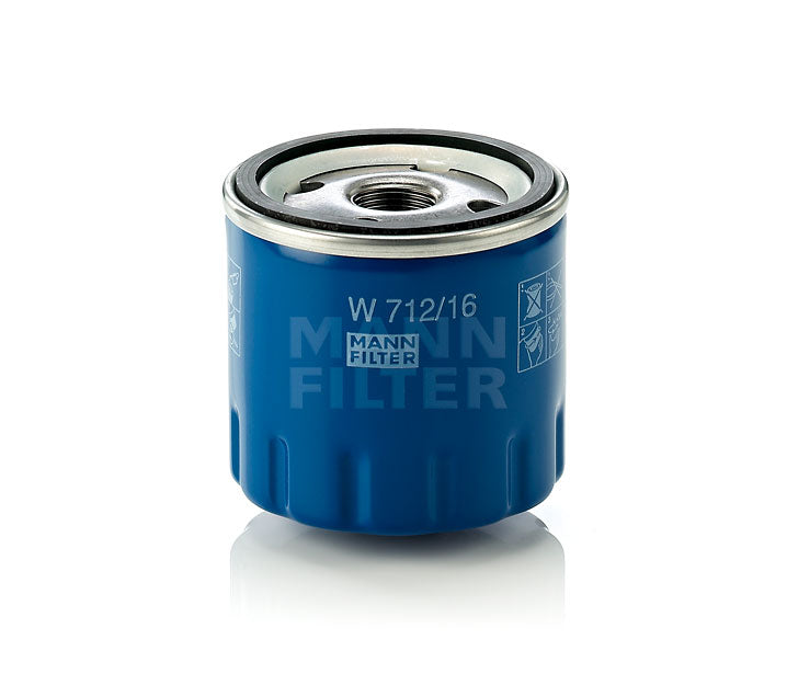 [W-712/16]Mann-Filter European Spin-on Oil Filter(Alfa Romeo Passenger Car and Light Truck n/a)