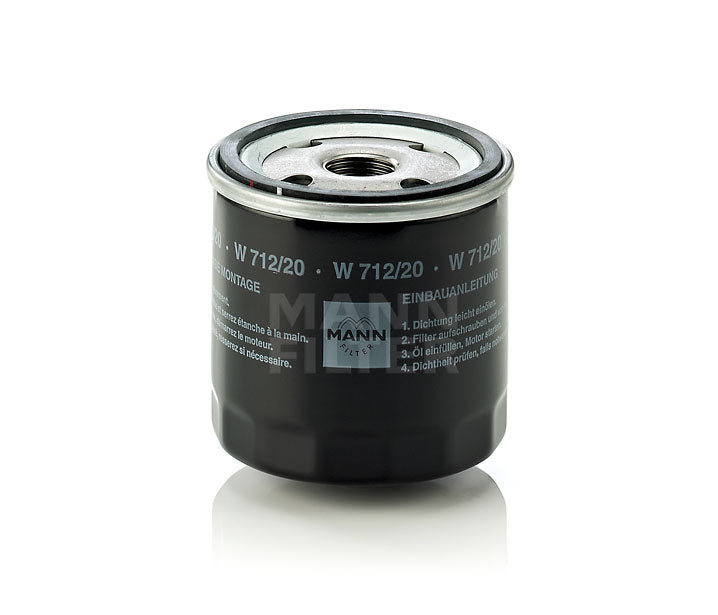 [W-712/20]Mann-Filter European Spin-on Oil Filter(Audi Passenger Car and Light Truck 035 115 591)