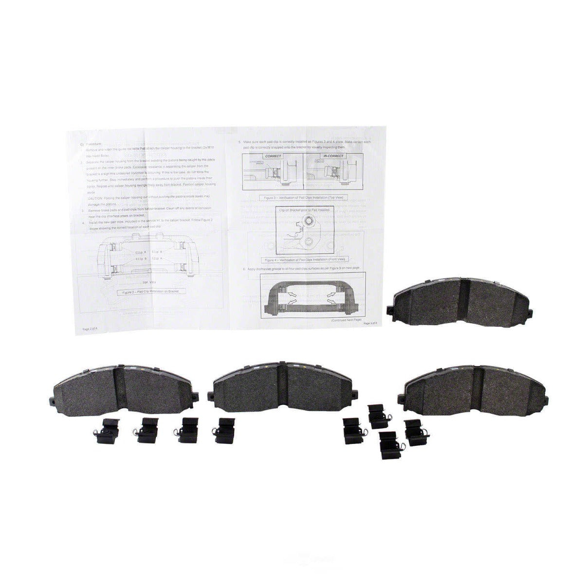 [BRF-1957(DC3Z-2001-G)]Motorcraft OEM brake pads(old brf1563)