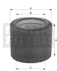 [C-37-820/1]Filtro de aire Mann y Hummel