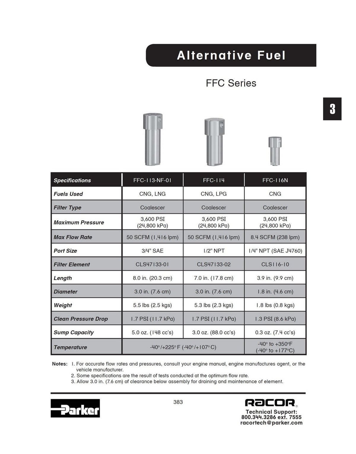 [CLS116-10]Parker Racor ELEMENT REPLACEMENT- FFC-116