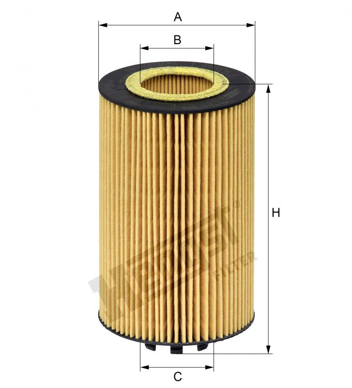 [E184H-D252]Filtro de aceite Hengst(A9341800009)