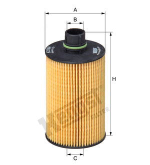 [E216H01-D301]Filtro de aceite para motor Hengst Ram 2013-2019. Jeep/Ram 3.0L V6 diésel.