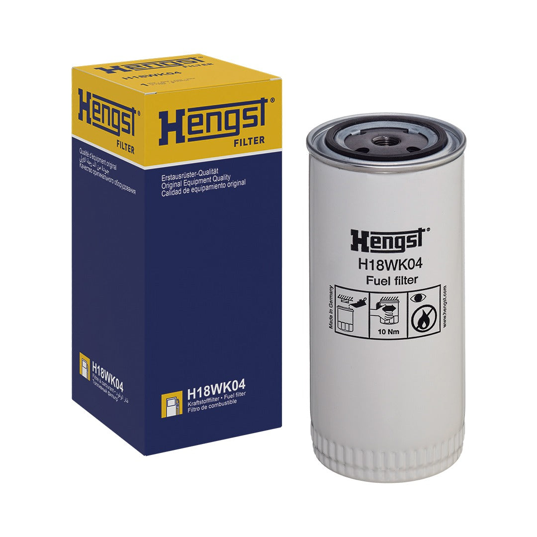 [H18WK04]Hengst Fuel Filter(Claas 06572880, 06572881, 0006572881 / John Deere AM043901 / Perkins U30366370,WK962/4)