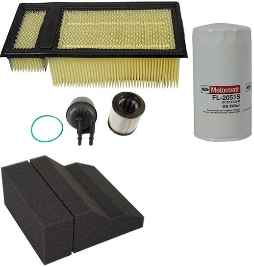 [fd-4615/FA2112/FL2124S/FA1909]2011-2016 Ford 6.7 litros Powerstroke turbo diésel filtro de combustible/agua ,aire, preaire y aceite Motorcraft.