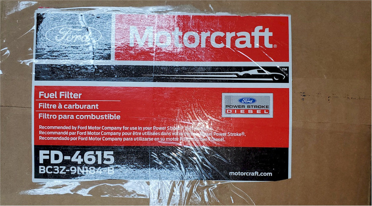 [FD4615(BC3Z9N184B)]Motorcraft FD4615 2011-16 Ford 6.7 Litros Turbo Diésel Filtros separadores de combustible/agua: Camionetas Ford_CAJA MARRÓN
