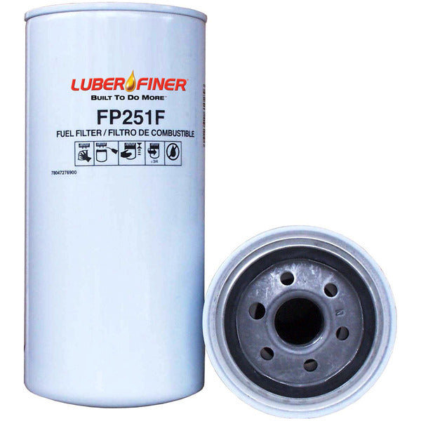 [FP251F]Filtro de combustible enroscable Luberfiner.IHC 625 627 C1, 702 251 C; Tractores IHC, White