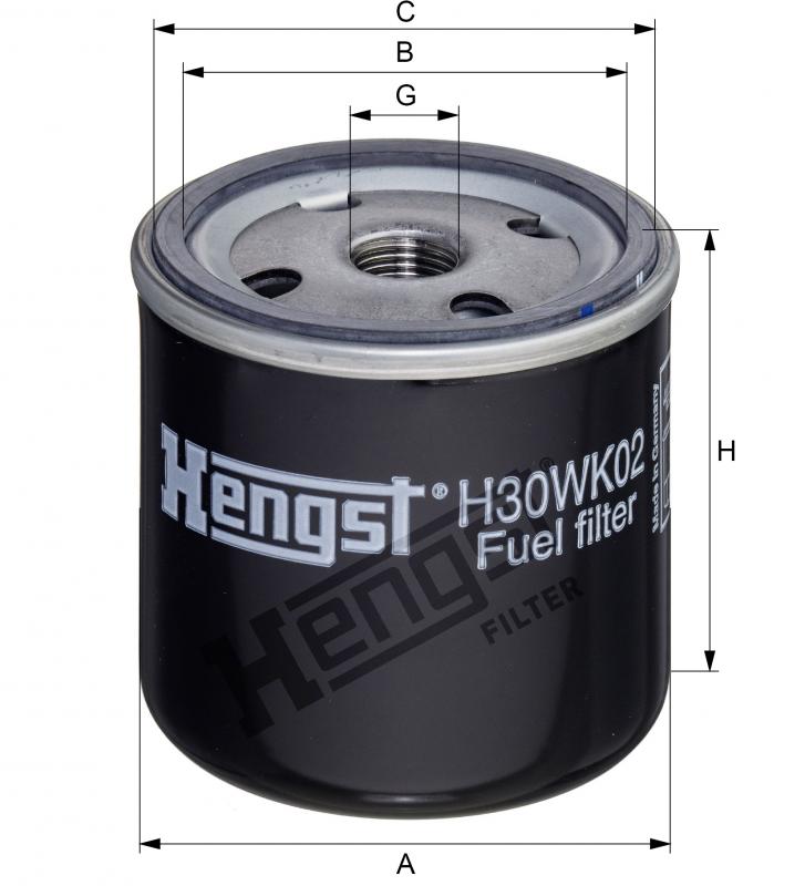 [H30WK02]Hengst filter(OE#-)