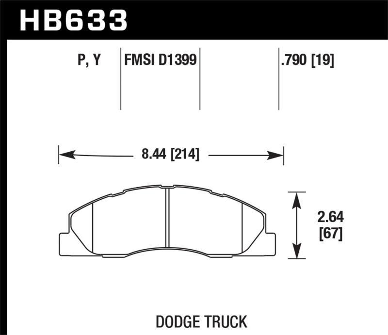 [HB633Y.790]HAWK LTS Brake Pad Sets.Hawk LTS Street Brake Pads