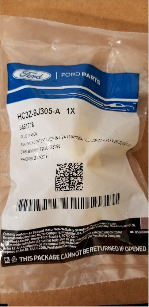 [HC3Z-9J305-A]2017-20 Ford fuel filter housing drain plug