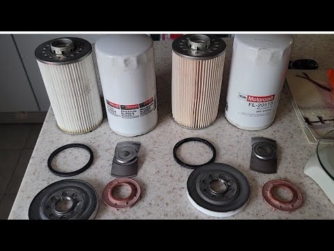 [fl-2124S--FD4615]2011-16 Kit de filtros de aceite y combustible Motorcraft para Ford 6.7 litros turbo diésel.