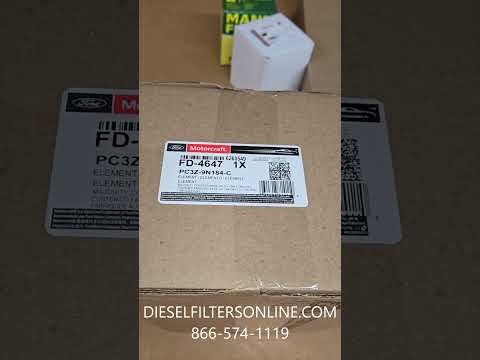 [FD4647/PC3Z-9N184-C]2017-UP Ford 6.7 liter Powerstroke turbo diesel Motorcraft fuel/water filter kit(2 filters)-replaces FD4641