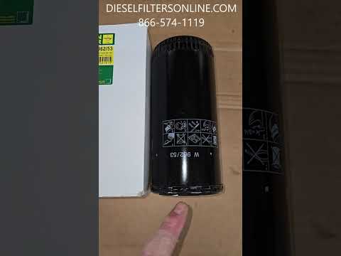Kit de filtro de aceite Mann and Hummel - Filtro de aceite de derivación para motores diésel Volvo Penta D4/D6 (reemplaza 22030848 y 22030852)