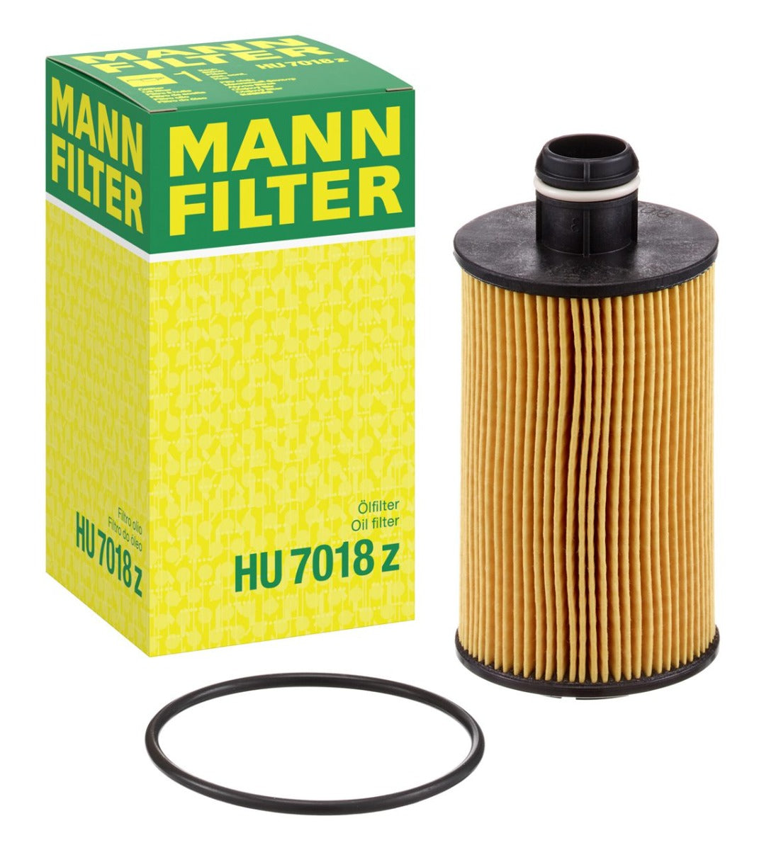 [HU7018Z]Filtro de aceite para motor Ram 2013-19 de Mann & Hummel.Jeep/Ram 3.0L v6 Eco diesel.(68109834aa,68229402aa,46343218,68492616aa)