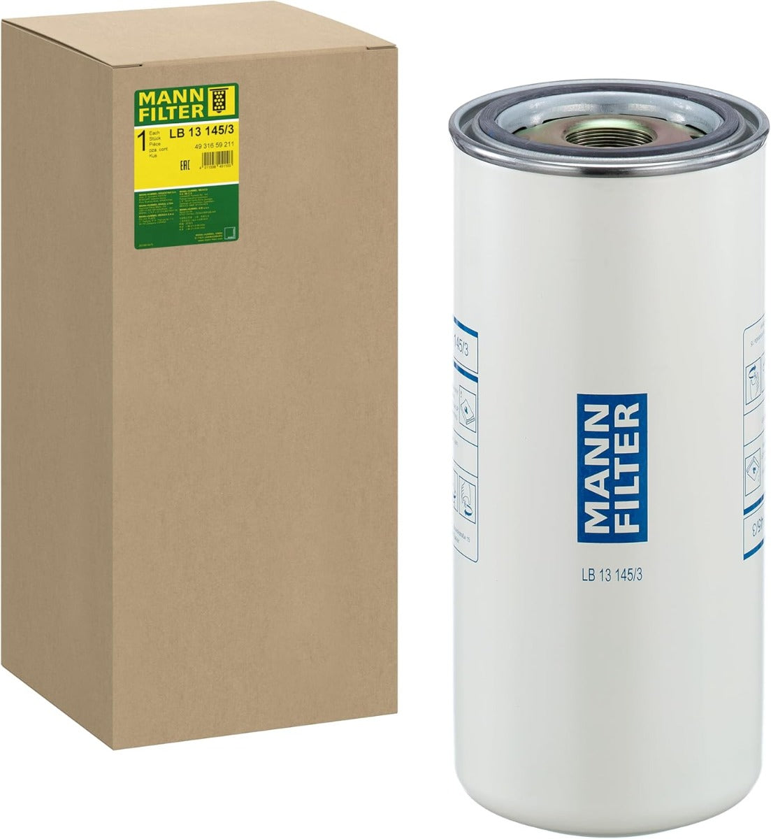 [LB-13-145/3]Caja europea de separador de aire/aceite Mann-Filter(reemplaza 39930219, 93613107,F-410351022,N2769500)