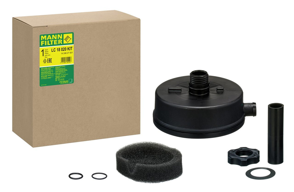 [LC-18-020-KIT]Mann Filter Ventilación del cárter (5802292930,0011496600,d6517zg000,5801642191,1127081,87304662,5802292922,87304662,5802292930)