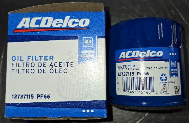 [PF66(55495105)] Ac Delco oil filter