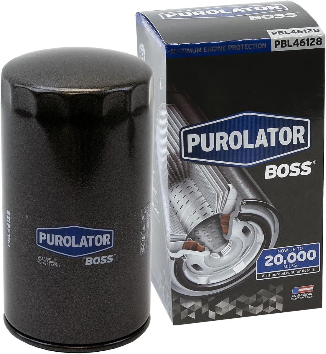 [PBL46128]2011-Actualidad Ford 6.7 litros turbo diésel Filtro de aceite Purolator Boss(fl2124s/MU2z-6731-c/bc3z6731b)