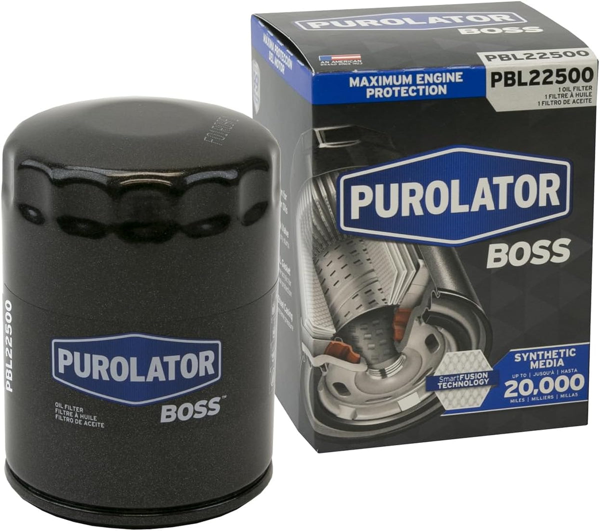 [PBL22500]Filtro de aceite Purolator Boss(reemplaza pf63,19330000, 12684608, 12690385, 19381670, 19387941, 19422677)