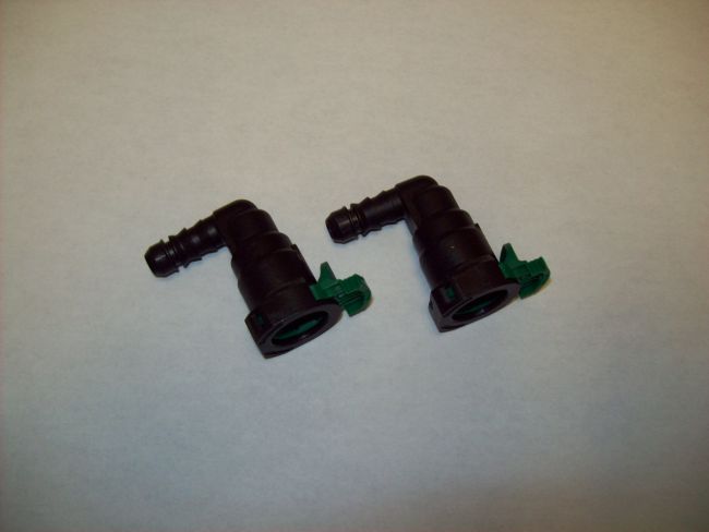 [RK23321]Racor de conexión rápida, 3/8"x5/16"-90j, paquete de 2