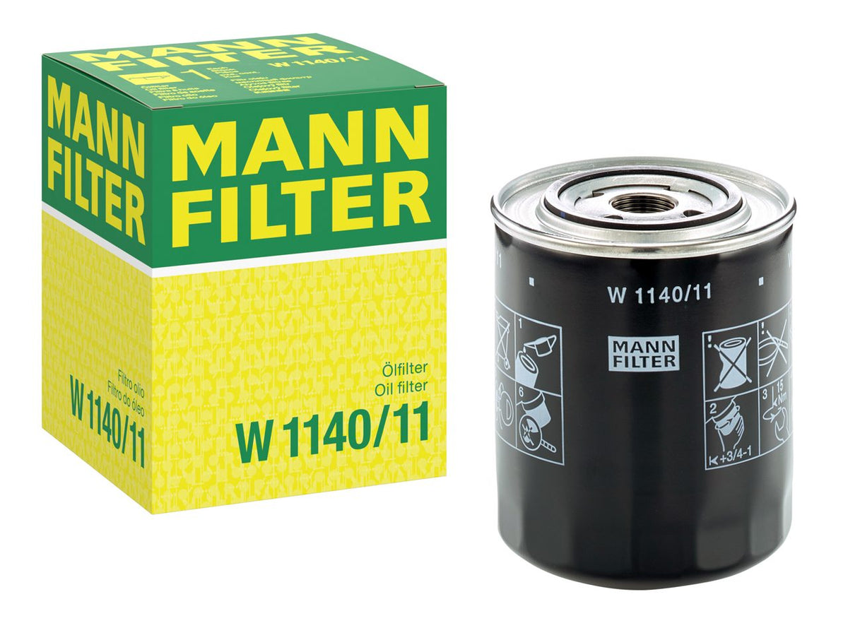 [W-1140/11]Filtro de aceite europeo de rosca Mann-Filter(43335745,84287923,836647133,162000070744,87660441)