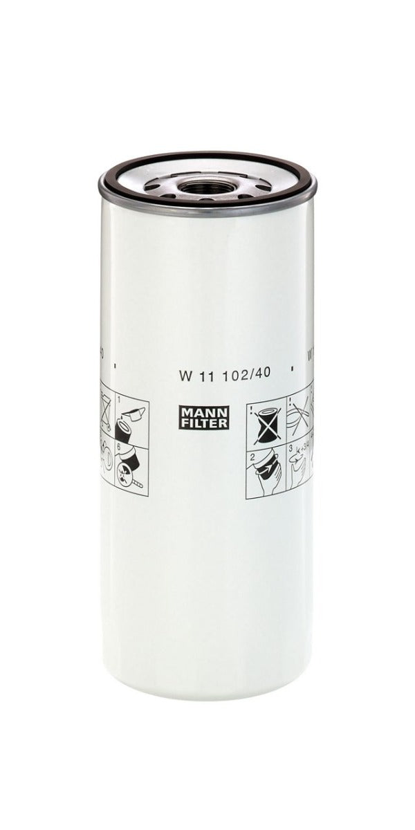 [W-11-102/40]Filtro de aceite Mann y Hummel(08820472,01174477,01174469)