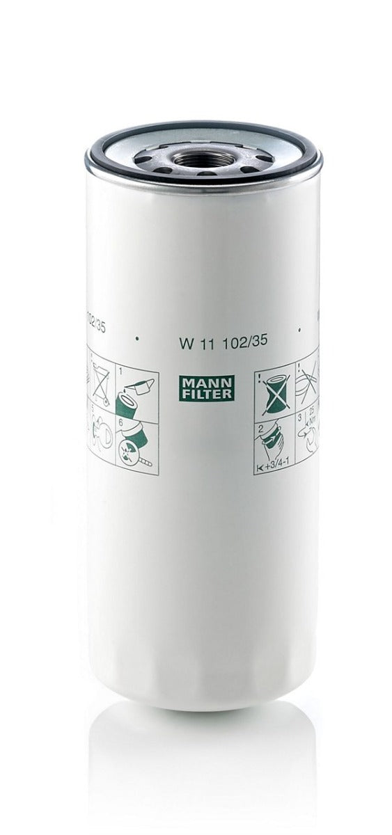 [W-11-102/35]Mann Spin-on Oil Filter(485GB3191,1R0739,42546374,42537127,500055336,K118005N50)