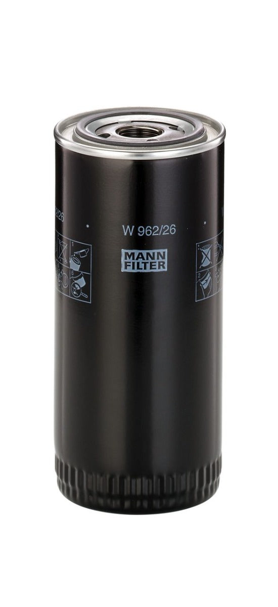 [W-962/26]Filtro de aceite europeo tipo spin-on Mann-Filter(MAN 51.05501.0006,51.05501.0005,09054203,f824201310050,379541,c11158-1015)