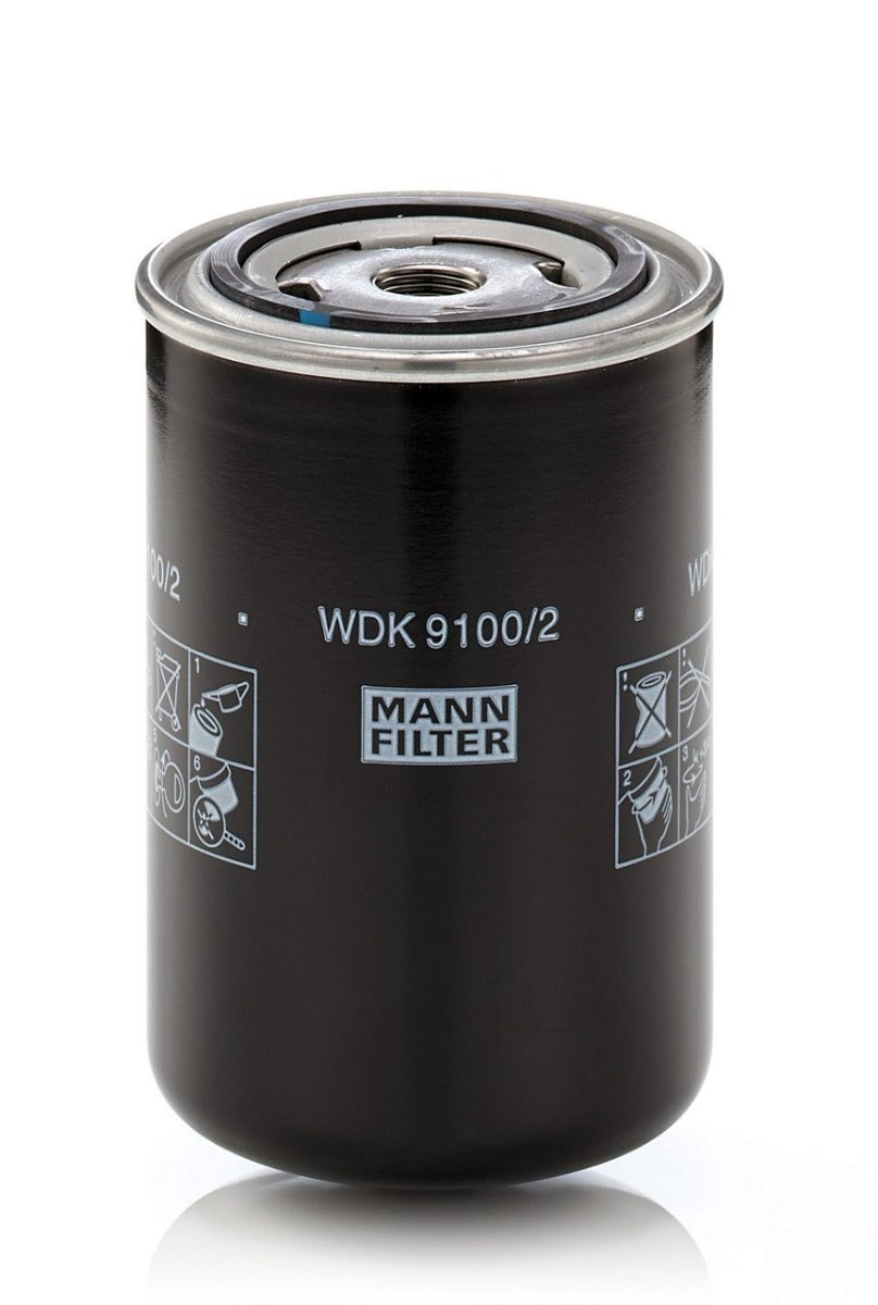 [WDK-9100/2]Filtro de combustible diésel Spin-on Mann-Filter utilizado en Hatz(Hatz 50638100,50638101)