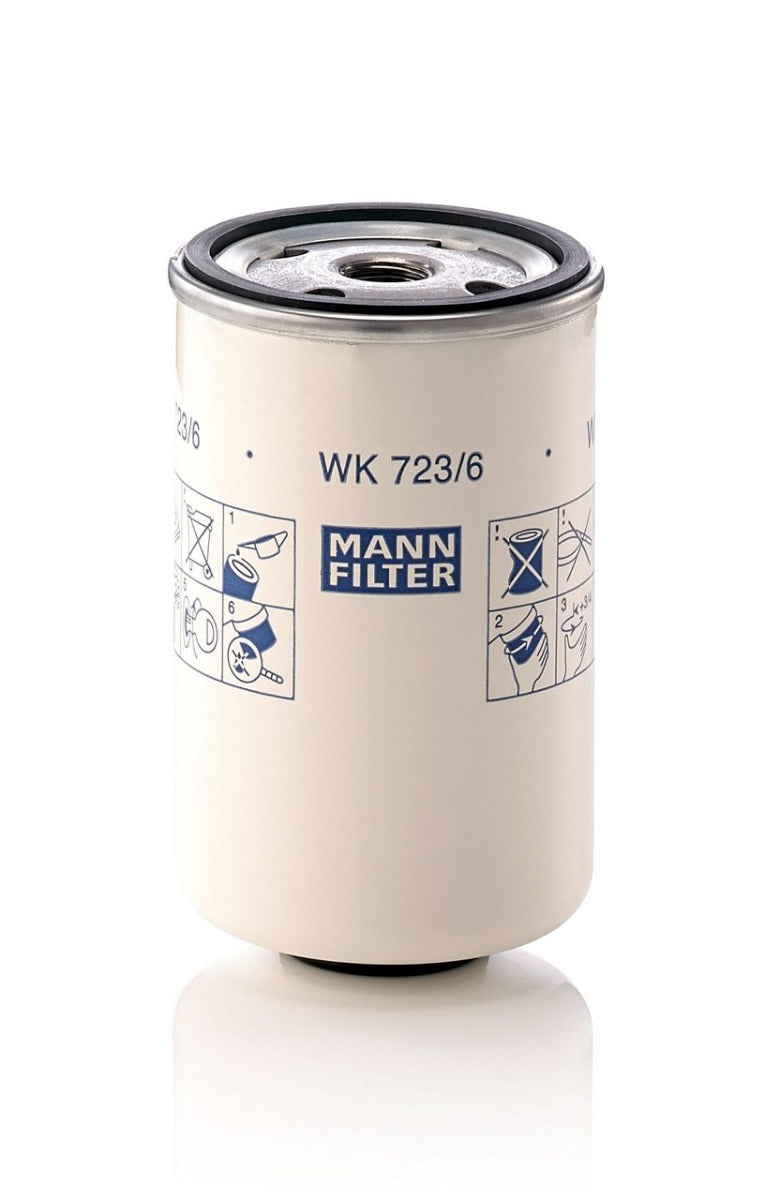 [WK-723/6]Filtro de combustible Mann Filter (Volvo Penta 991203640, 11998954, 466987, 466987-5, VOE466987, 466987-3)