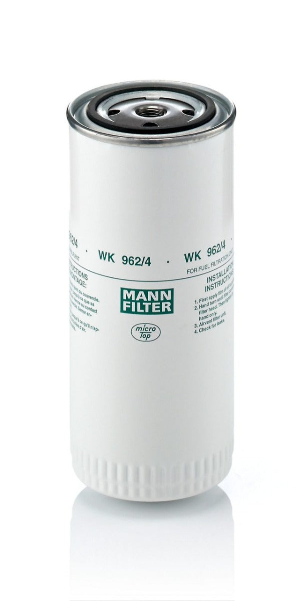 [WK-962/4]Filtro de combustible Mann Spin-on(Claas 06572880, 06572881, 0006572881 / John Deere AM043901 / Perkins U30366370)