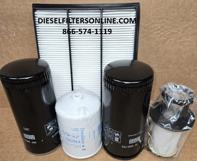 Kit de mantenimiento Volvo Penta P767293(21718912) W962/53(22030848) WP962/5(22030852) LC-5001-X(3584145) DFO21702999(21702999) Compatible con motores diésel D4 D6 Series