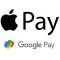We now accept Google Pay and Apple pay for payment methods.