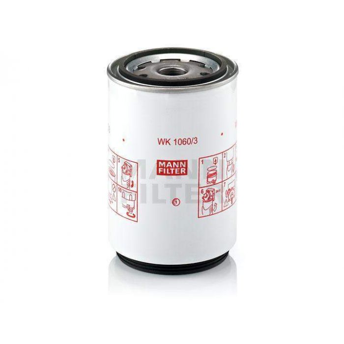 [WK-1060/3-X]Mann-Filter European Spin-on Fuel Filter(SI - Industrial Heavy truck and Bus/Off-Highway 068 711.0)