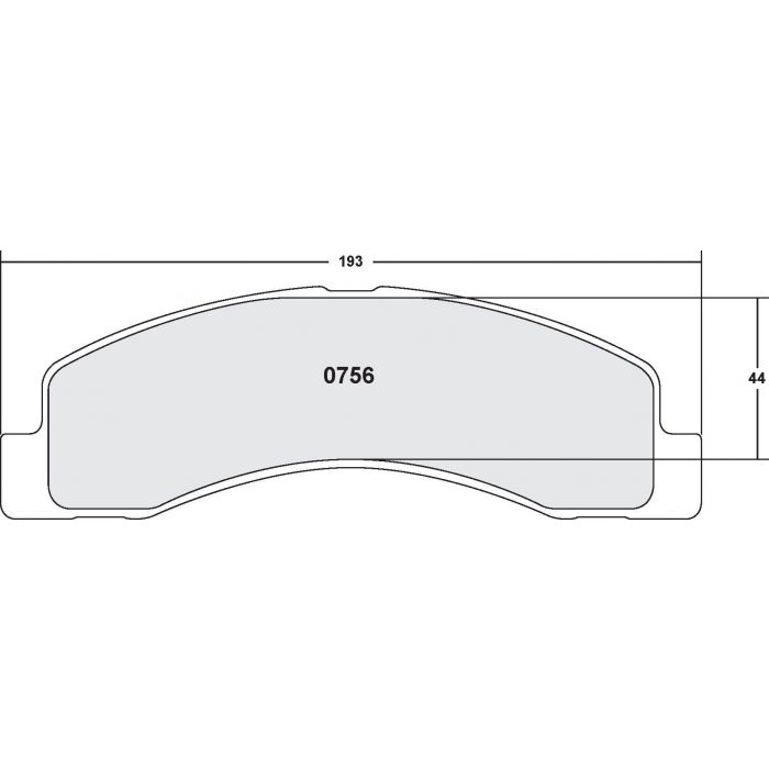 [0756.20]Performance Friction Carbon Metallic brake pads.FMSI(D756)(old pfc #7564)