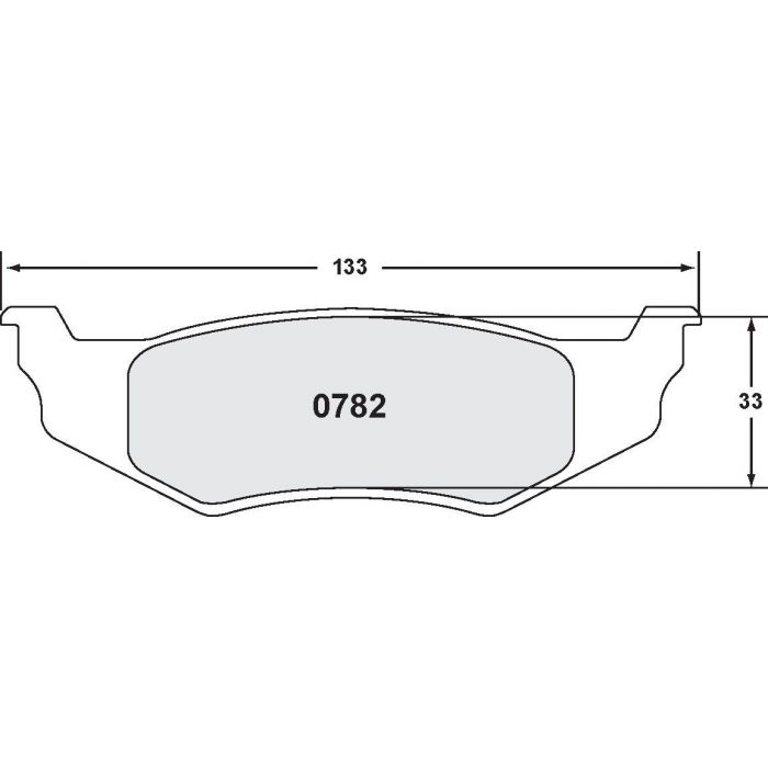 [0782.20]Performance Friction Carbon Metallic brake pads.FMSI(D782)(old pfc #7824)