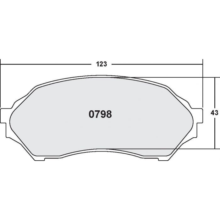 [0798.20]Performance Friction Carbon Metallic brake pads.FMSI(D798)(old pfc #7984)