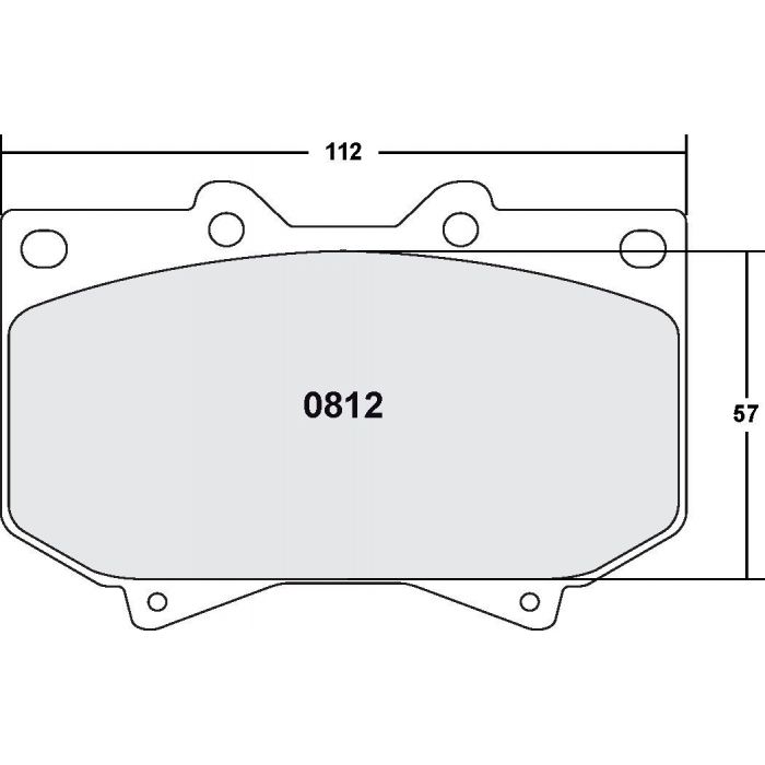 [0812.20]Performance Friction Carbon Metallic brake pads.FMSI(D812)(old pfc #8124)