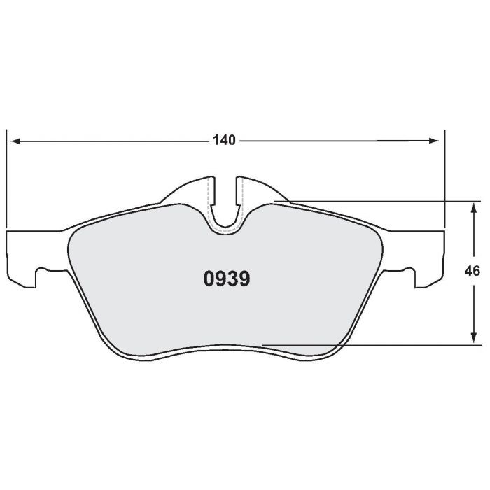 [0939.11.18.44]Performance Friction mini cooper front racing brake pads (PFC0939.11.18.44)