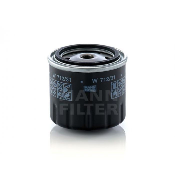 [W-712/31]Mann-Filter European Spin-on Oil Filter(SI - Industrial Heavy truck and Bus/Off-Highway )