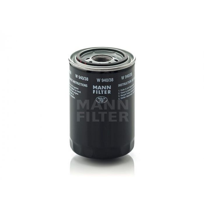 [W-940/38]Mann-Filter European Spin-on Oil Filter(Hyster Off-Highway 180595) (W-940/38)