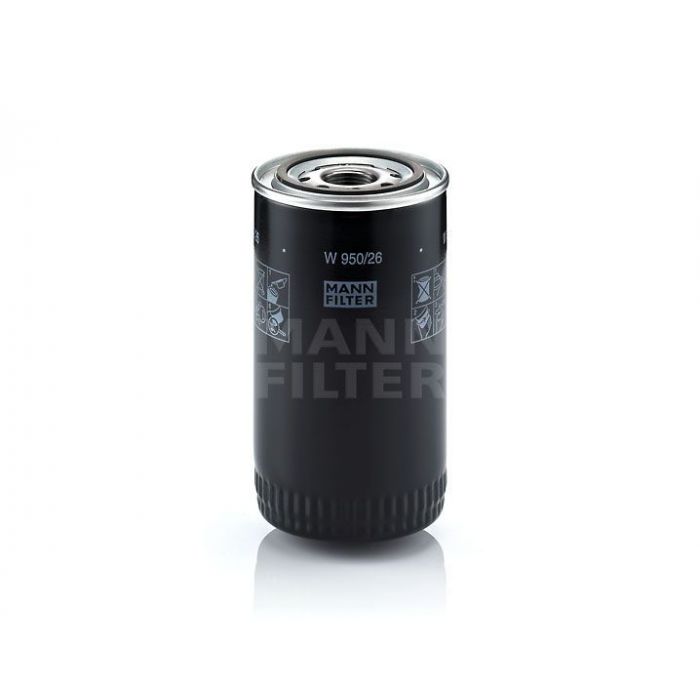[W-950/26]Mann-Filter European Spin-on Oil Filter(Iveco Heavy truck and Bus 504074043) (W-950/26)