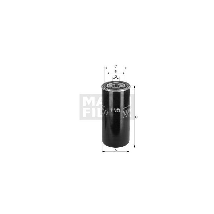 [WD-13-145/1]Mann-Filter European Hydraulic Spin-on Filter(Industrial- Several Heavy truck and Bus/Off-Highway ) (WD-13-145/1)