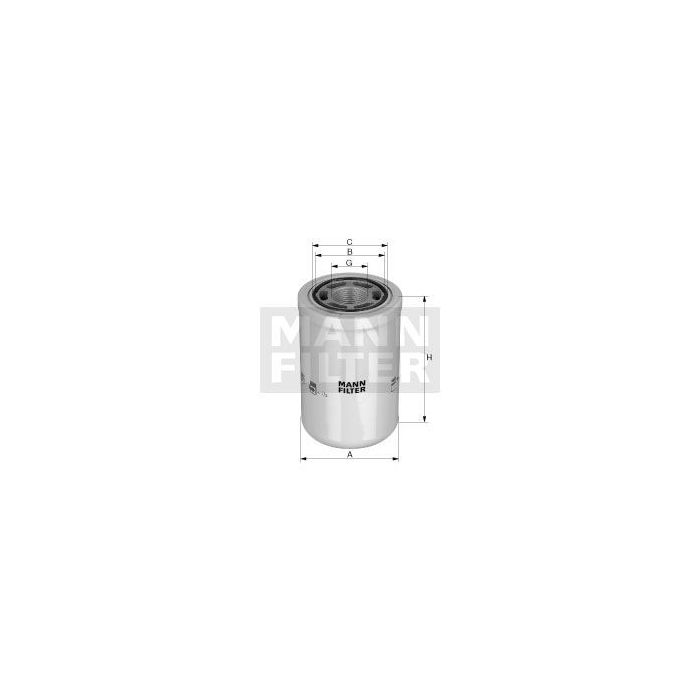 [WH-1257/1]Mann-Filter European Hydraulic Spin-on Filter(Gehl Heavy truck and Bus/Off-Highway 137359) (WH-1257/1)