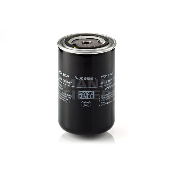 [WDK-940/5]Mann-Filter European HP Spin-on Fuel Filter(DAF Heavy truck and Bus 247 139) (WDK-940/5)