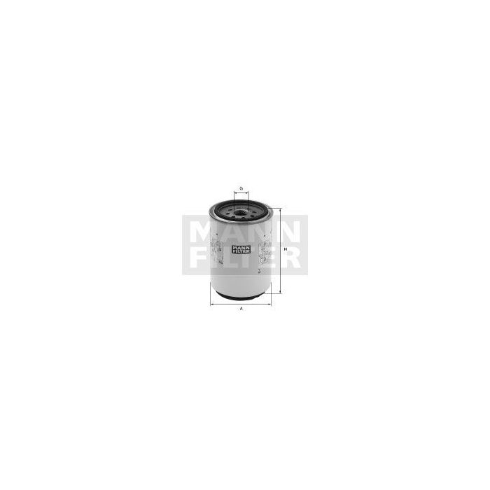 [WK-1142/1-X]Mann-Filter European Spin-on Fuel Filter(SI - Industrial Heavy truck and Bus/Off-Highway ) 