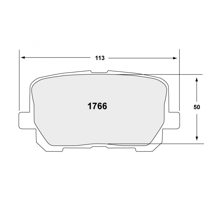 [1766.20]Performance Friction Carbon Metallic brake pads.FMSI(D1766) (1766.20)