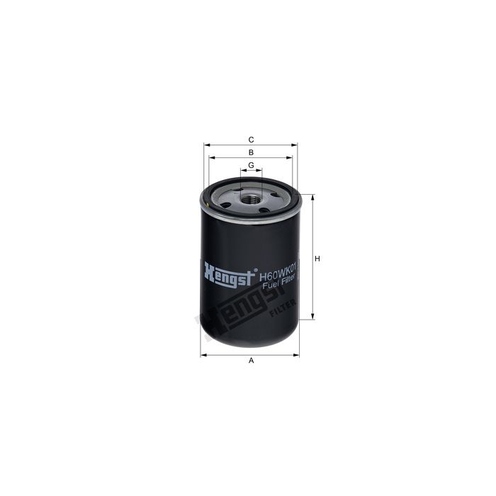 [H60WK01]Hengst filter(OE#-13-32-1-332-756) (H60WK01)