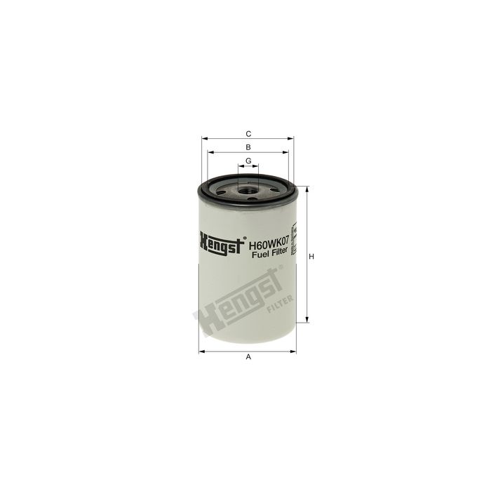 [H60WK07]Hengst filter(OE#-0118-0597) (H60WK07)