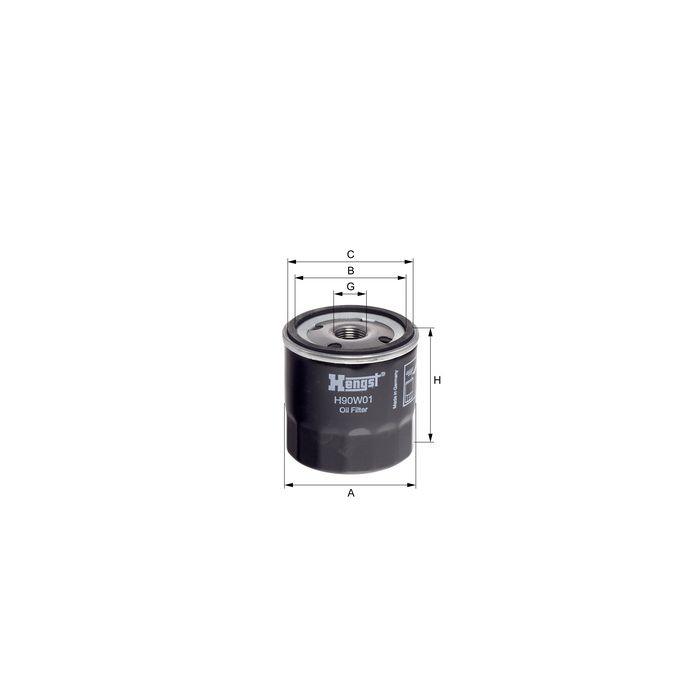 [H90W01]Hengst filter(OE#-116-3420) (H90W01)